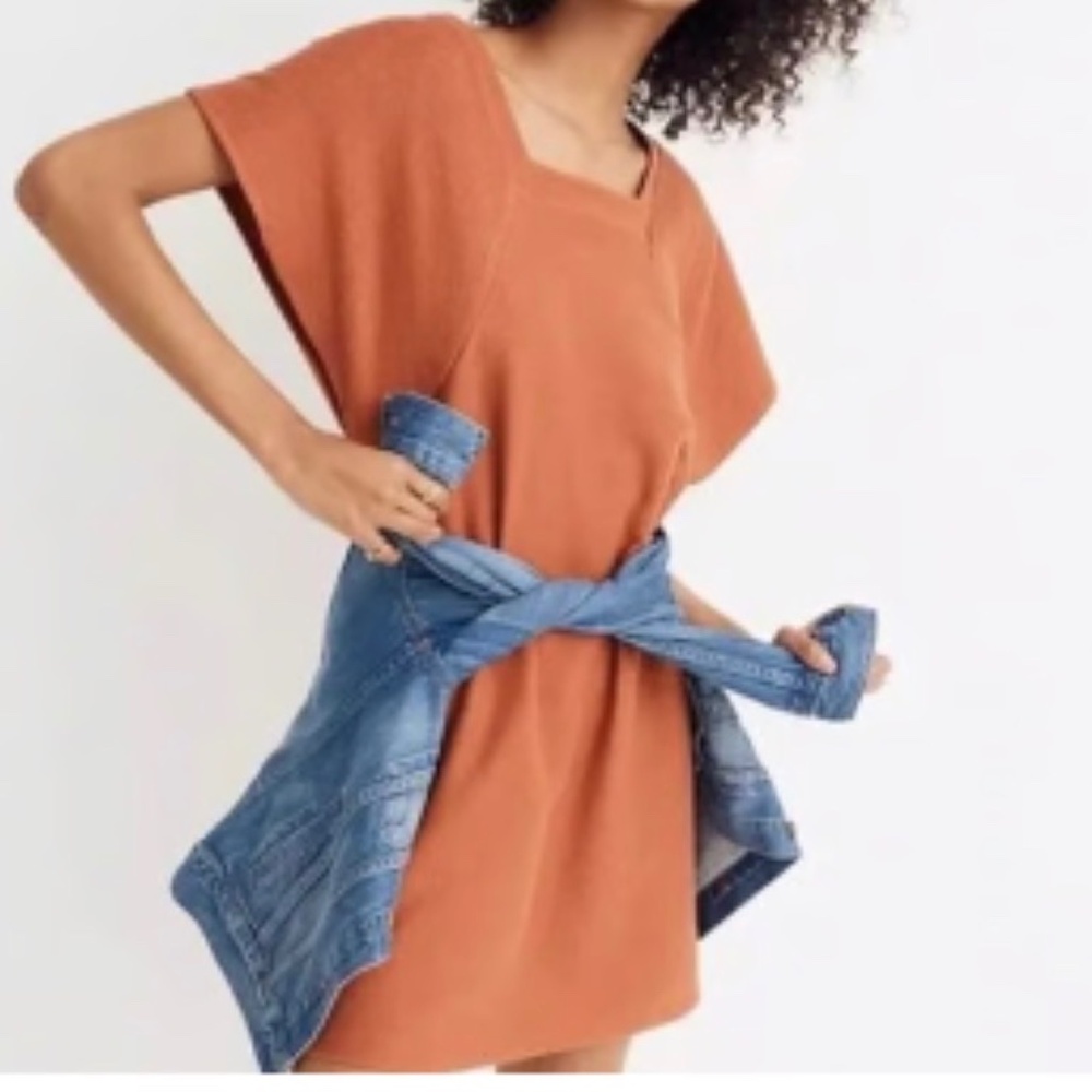 Texture & Thread Square-Neck Dress - Madewell - image 1